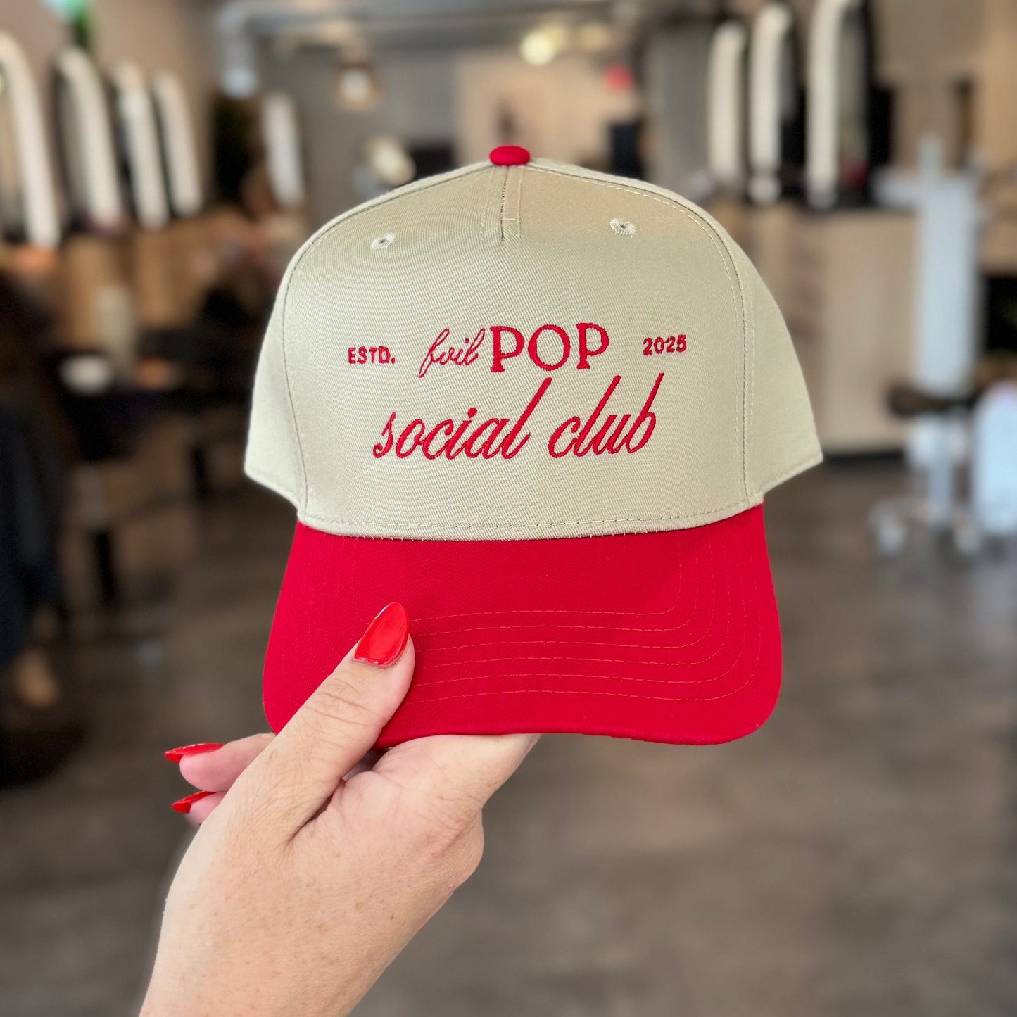 foilPOP social club hat