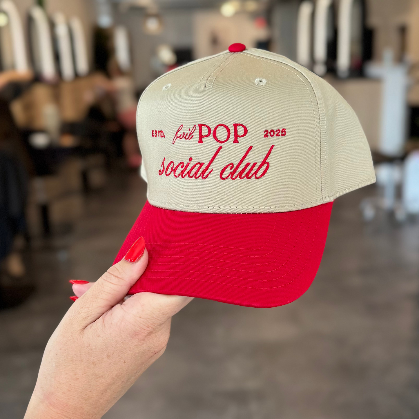 foilPOP social club hat